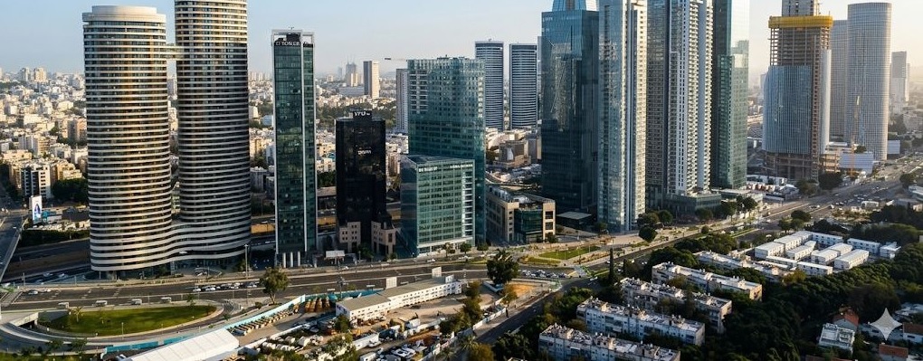 Y Towers Aerial View